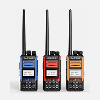 kopen BF-H7 Dual Band Portable Walkie Talkie VHF UHF 136-174MHZ 400-520MHZ IPX4 Waterproof with 1000-1500mAh Battery online vervaardiging