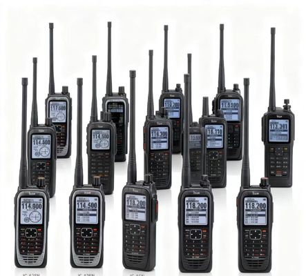 kopen Hot Selling ICOM IC A25N VHF Luchtband Transceiver Luchtvaart Handheld Radio met 118~137MHz Frequentie en IPX5 Waterbestendigheid online vervaardiging