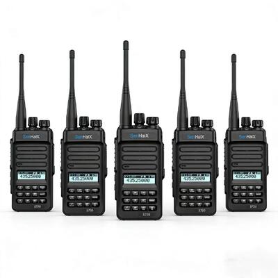 kopen SHX-5720 Dual Channel Lange Batterijduur 0-3KM Bereik Analoge Walkie Talkie Twee-weg Radio voor Kapsalon Catering Schoonheidssalon online vervaardiging