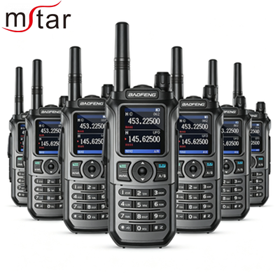 kopen BAOFENG UV-21R 6W TRI-BAND Hamradio met 1,77'' kleurenscherm en NOAA 999CH langeafstandswalkietalkie online vervaardiging