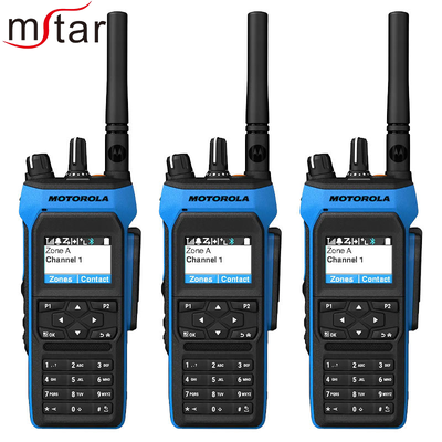 Kopen MOTOTRBO R7Ex Motorola walkie-talkie IP68 waterdichte UHF DMR radio met 2000-2500mAh batterij online vervaardiging