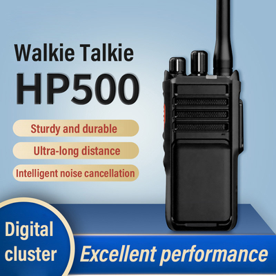 Digitale tweerichtingsradio HP500 GPS Bluetooth UHF VHF Professionele DMR Draagbare tweerichtingsradio Walkie Talk