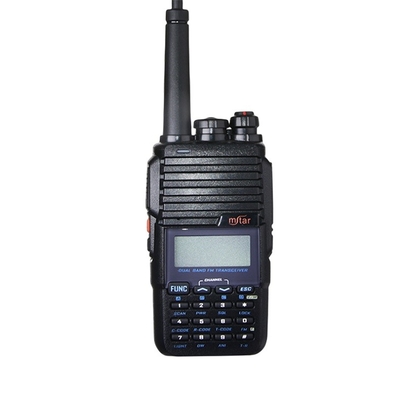 Lang bereik VHF UHF beveiligingsstem FM draagbare beveiligingswalkie-talkie zender M-UV3 8 watt
