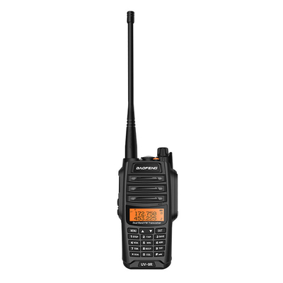 UV-9R UV Dual Band Waterdicht en stofdicht Zwart Outdoor Walkie Talkie