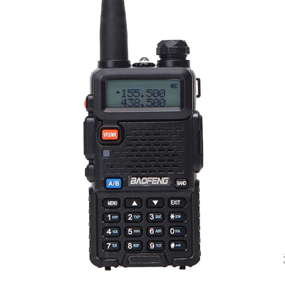Digitale tweerichtingsradio Baofeng UV-5RX Tri-band 5watt draadloos langeafstands professionele handheld ham zwart zender