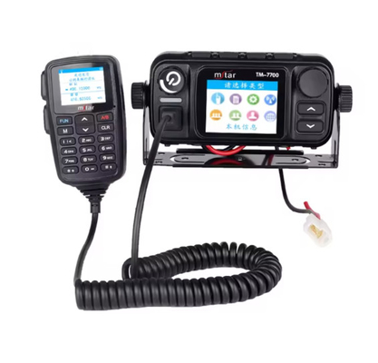 TM-7700D LTE WCDMA GSM IP Network POC Dual Band Mobiele radio met GPS Zwart Ce Tlf Mobiele Tec