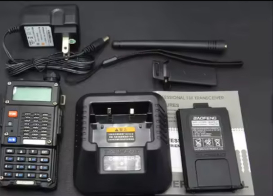 Baofeng VHF UHF Dual Band Two Way Radio Draadloze Communicatie Met Keypad BF F8 Long Range