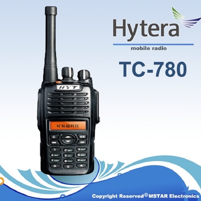 TC780 IP54 Beveiligingsgarantie Volledige signalisatie Secundaire ontwikkeling Walkie Talkie