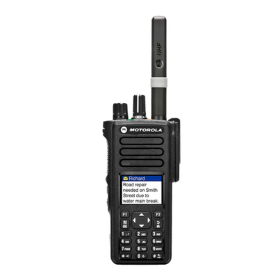 DGP8550E UHF VHF radio DMR langeafstand met GPS functie radio walkie talkie