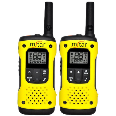 Motorola T92 Two Way Radio Handheld Yellow Terminal Style Walkie Talkie voor behoeften