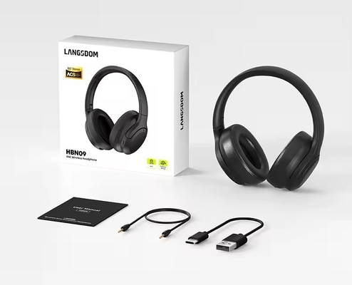 Nieuwe Custom Noise Cancelling draadloze koptelefoon Stereo vouwbare koptelefoon oortelefoon Overhead draadloze koptelefoon voor binnen buiten