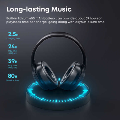 Langsdom Bluetooth-headset accessoires voor tweerichtingsradio Blurtrum Chipset ANC Bluetooth-headphones voor frequente reizigers op zakenreizen