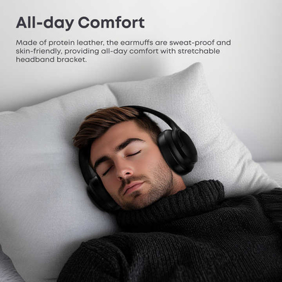 Langsdom Bluetooth-headset accessoires voor tweerichtingsradio Reisvriendelijke accessoires voor tweerichtingsradio met actieve geluidsonderdrukking ANC en volumecontrole