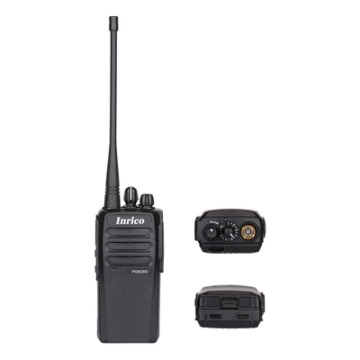 inrico PD660 Waterdicht Tweeweg Radio 15 uur Talk Time DMR Modus en gevoeligheid Analoog 12db SINAD 0.25μV Splash-proof Handheld Transceiver