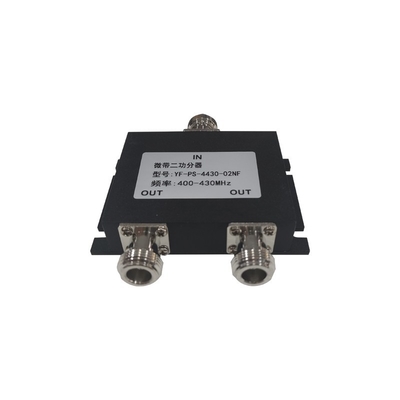 Vermogenverdeler, microstrip tweerichtingsverdeler 400 - 430MHz N-type vrouwelijke connector