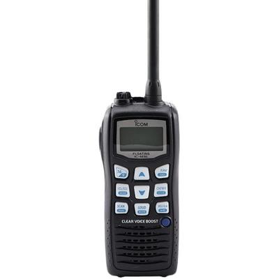 IC-M36 Maritime Hand-held Intercom VHF Floating Walkie Talkie with 8-12nm Talk Range 5W Output Power and 88 Storage Channels