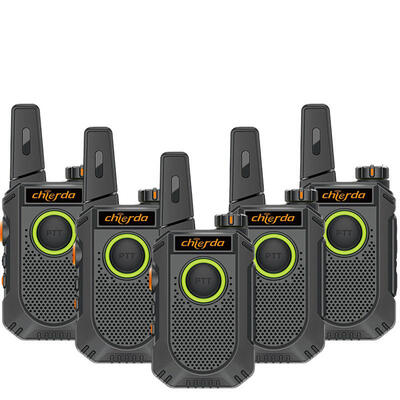Chierda TC18 Walkie Talkie Twee-wegradio met Dual PTT Type-C Opladen en Anti-kraak Code Bescherming