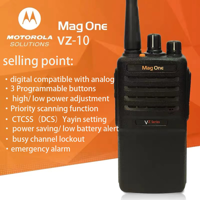 Originele VZ-10 krachtige waterdichte draagbare tweewegradio walkietalkie met afstandsbediening voor gebruik buitenshuis